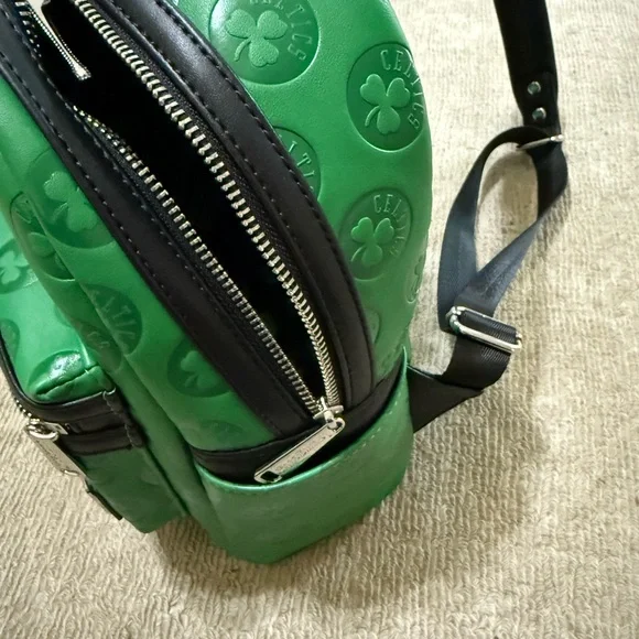 Boston Celtics NBA Basketball Mini Loungefly Green Backpack BRAND NEW - Picture 6 of 9